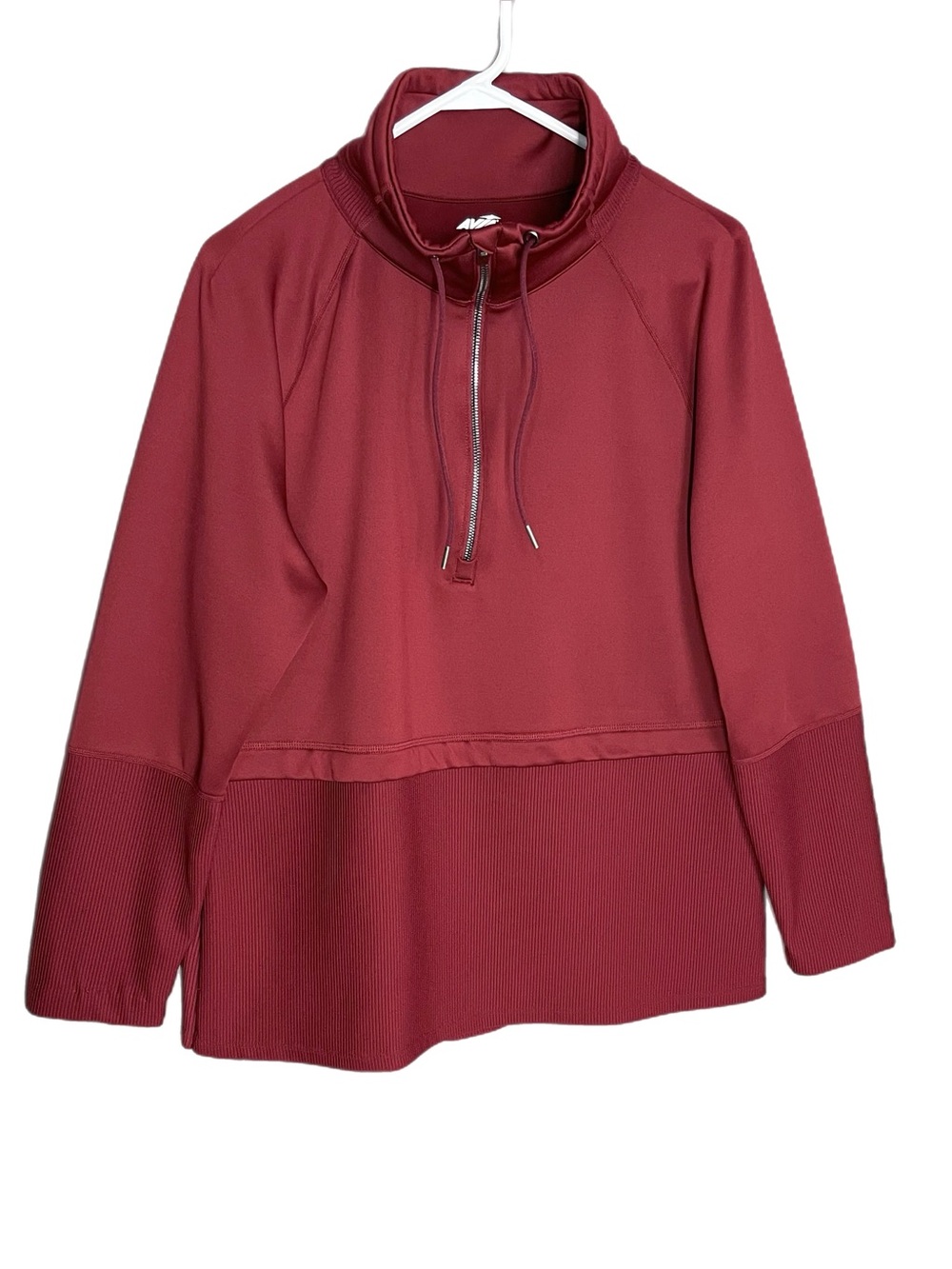 Avia Activewear 1/4 Zip Mock Neck Sweatshirt Women’s Size XL